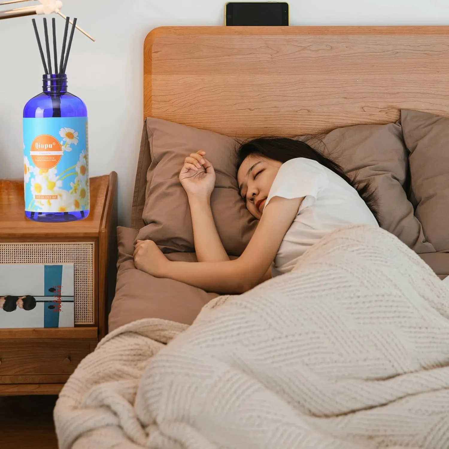 Natural Bedroom Linen Spray Scented Room Mist with Plant Extracts Long Lasting Freshness for Sheets, Pillows & Curtains  9oz 2BottleChamomile   Oud 