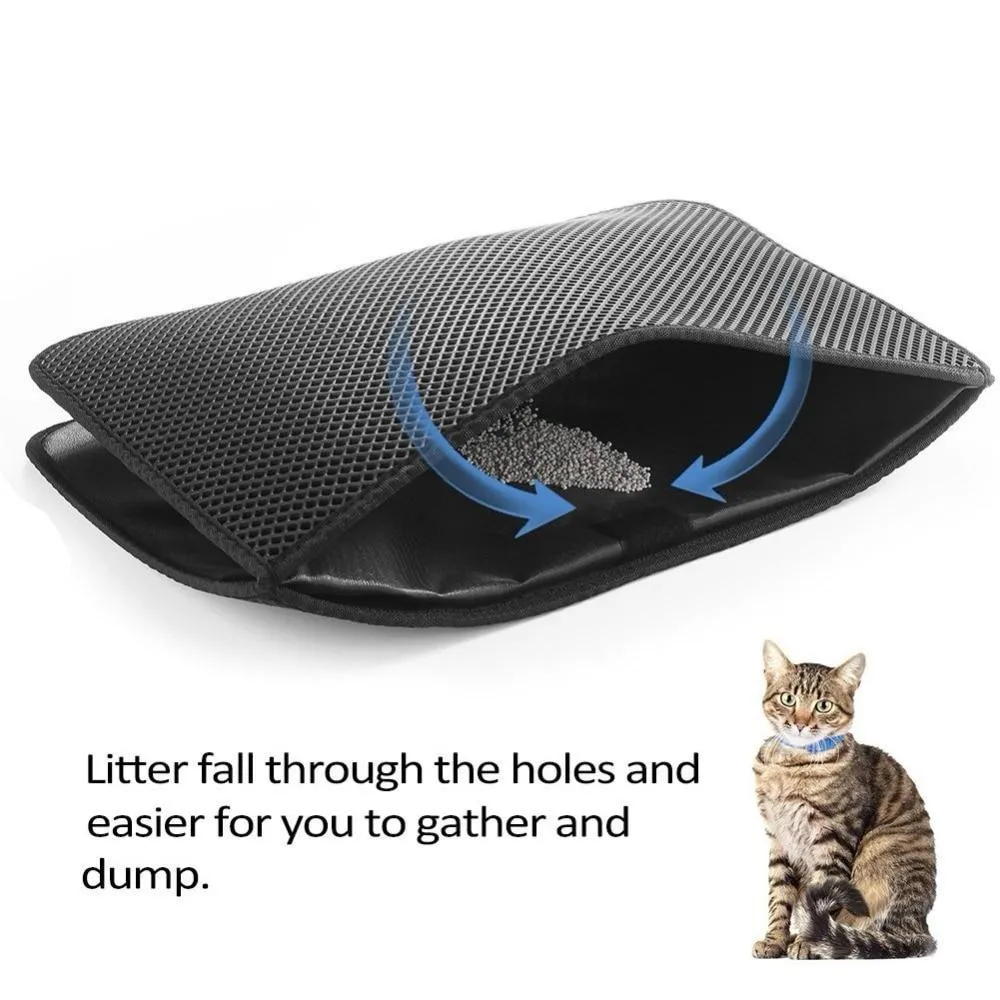 New Double Layer Larger Size Cat Litter Mat