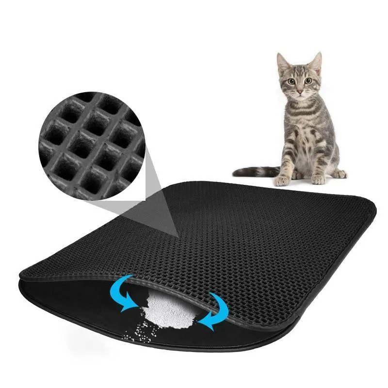 New Double Layer Larger Size Cat Litter Mat