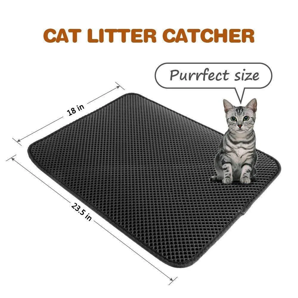 New Double Layer Larger Size Cat Litter Mat