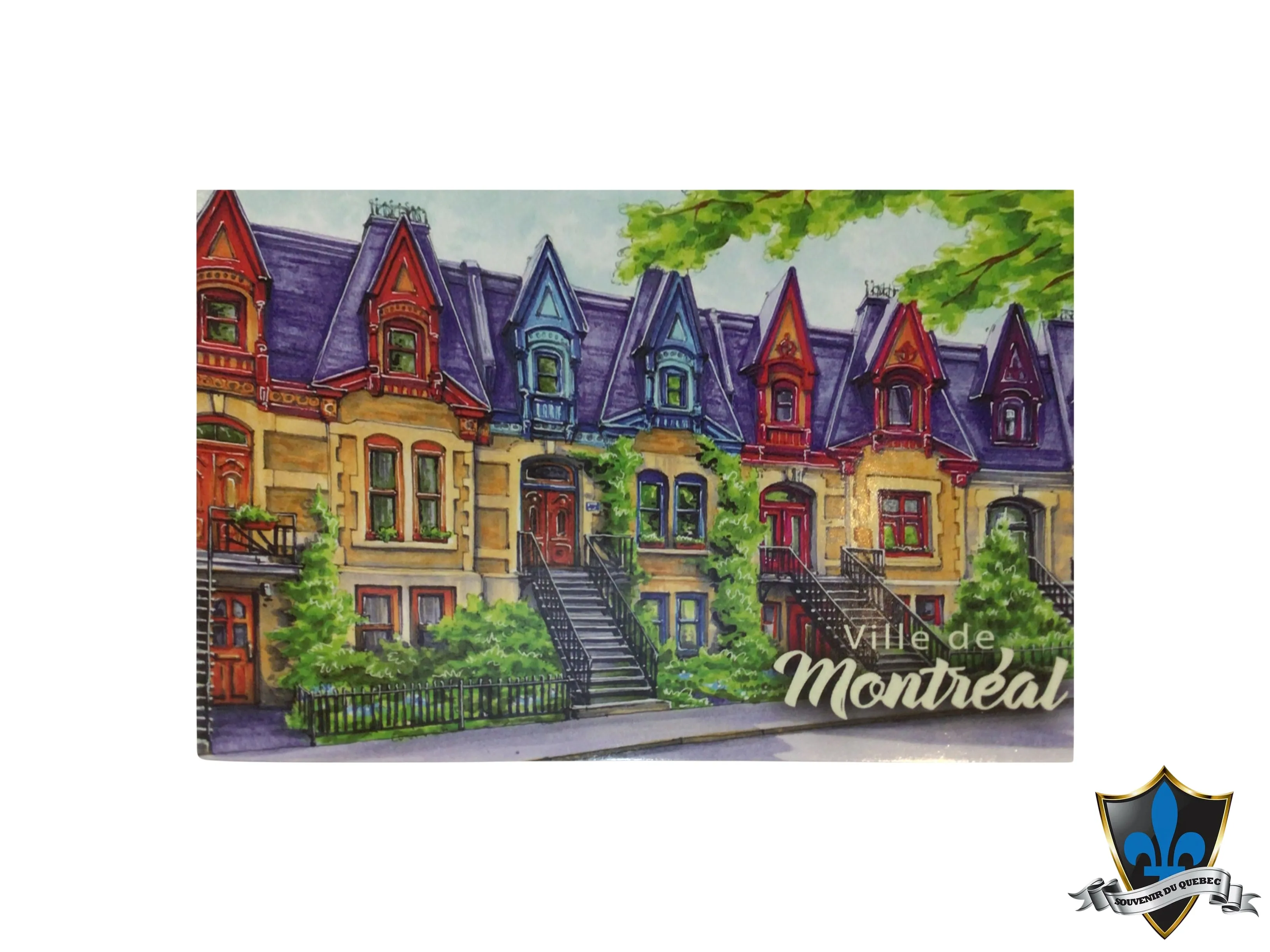 ORIGNAL Postcard MONTREAL HOUSES.