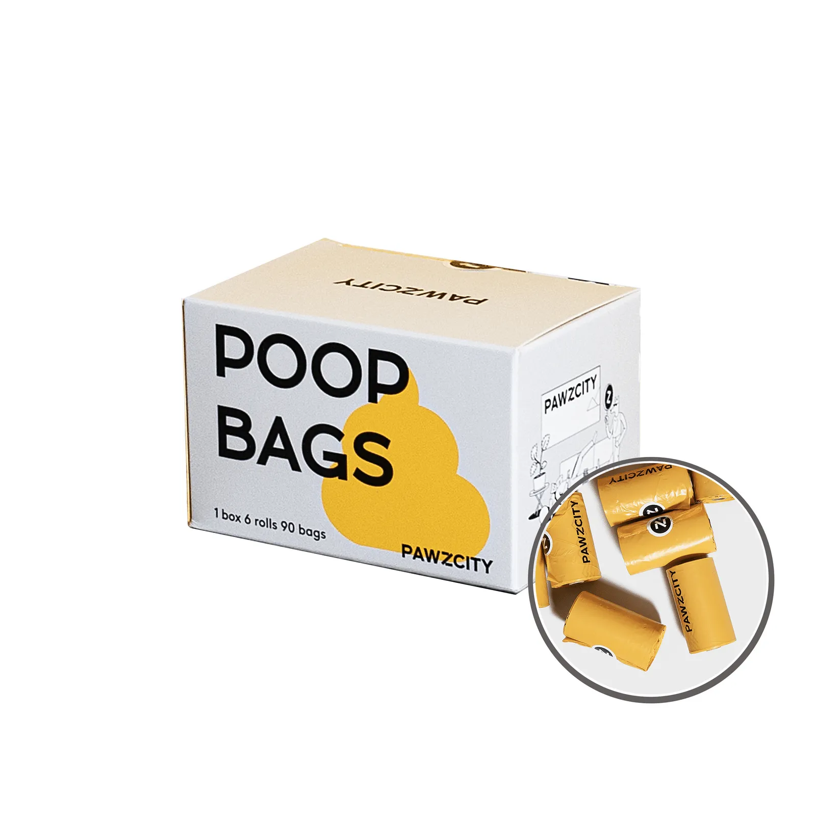 PAWZCITY | Biodegradable Pet Waste Bag - 90PCS