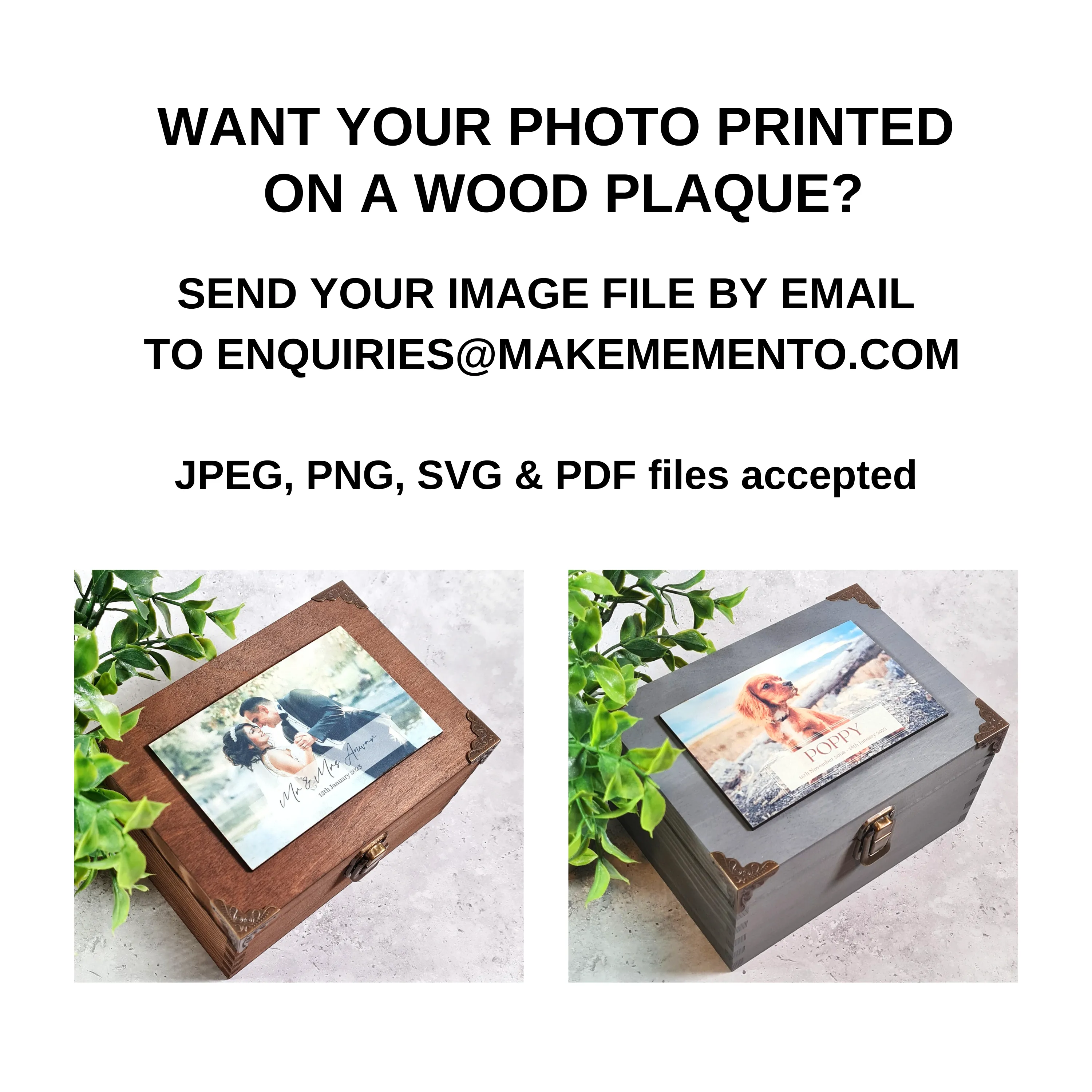 Personalised Dog Memorial Photo Keepsake Box
