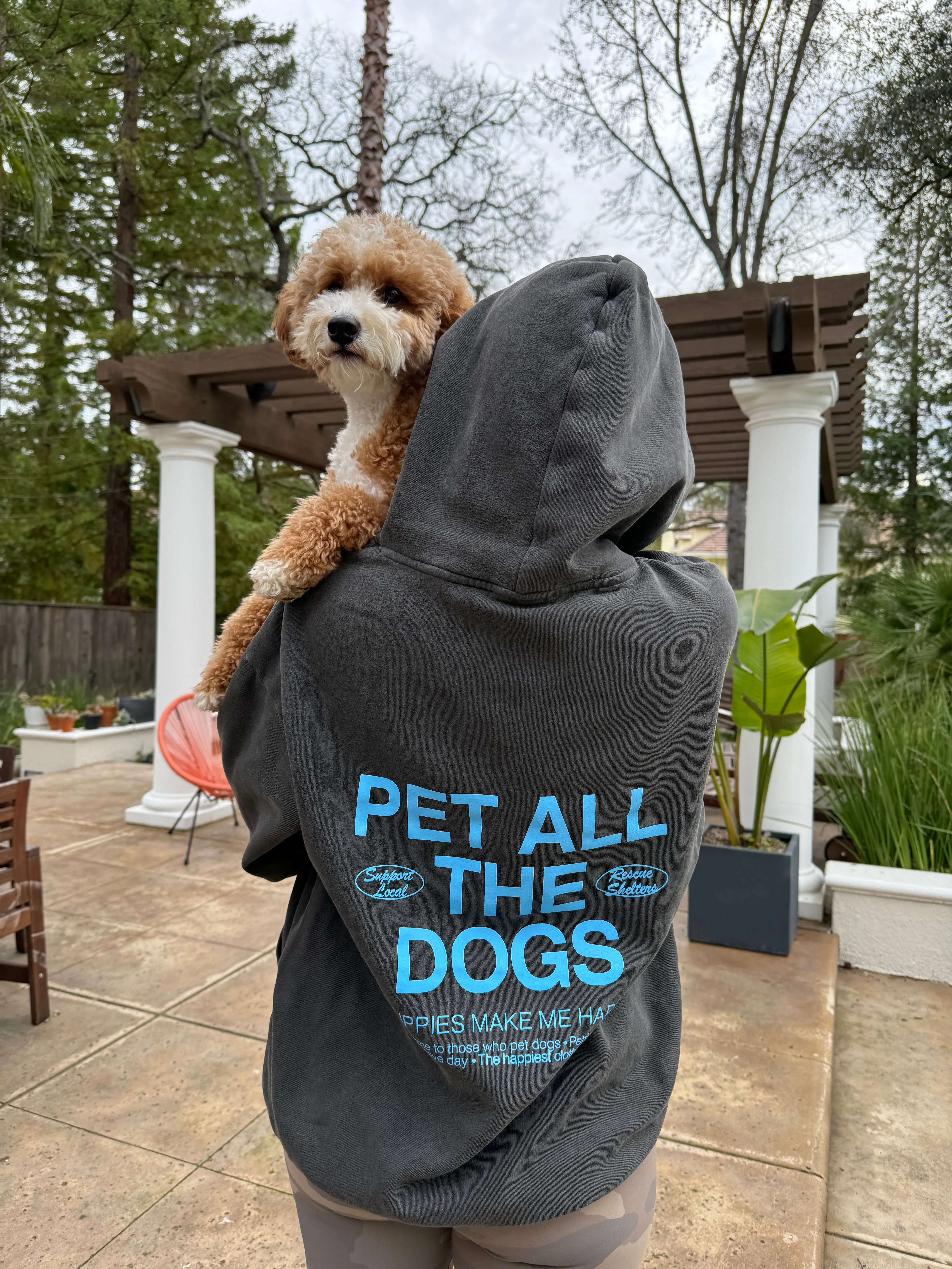 Pet All The Dogs 2.0 | Oversized Uni-Sex Hoodie
