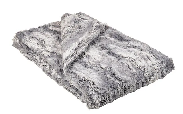 Pet / Dog Blanket - Luxury Faux Fur in Winter River