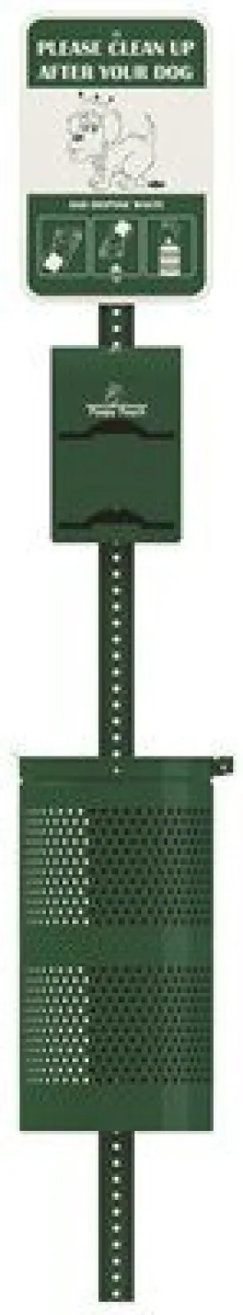 Pet Waste Station Kit With Lid' Without Channel Post