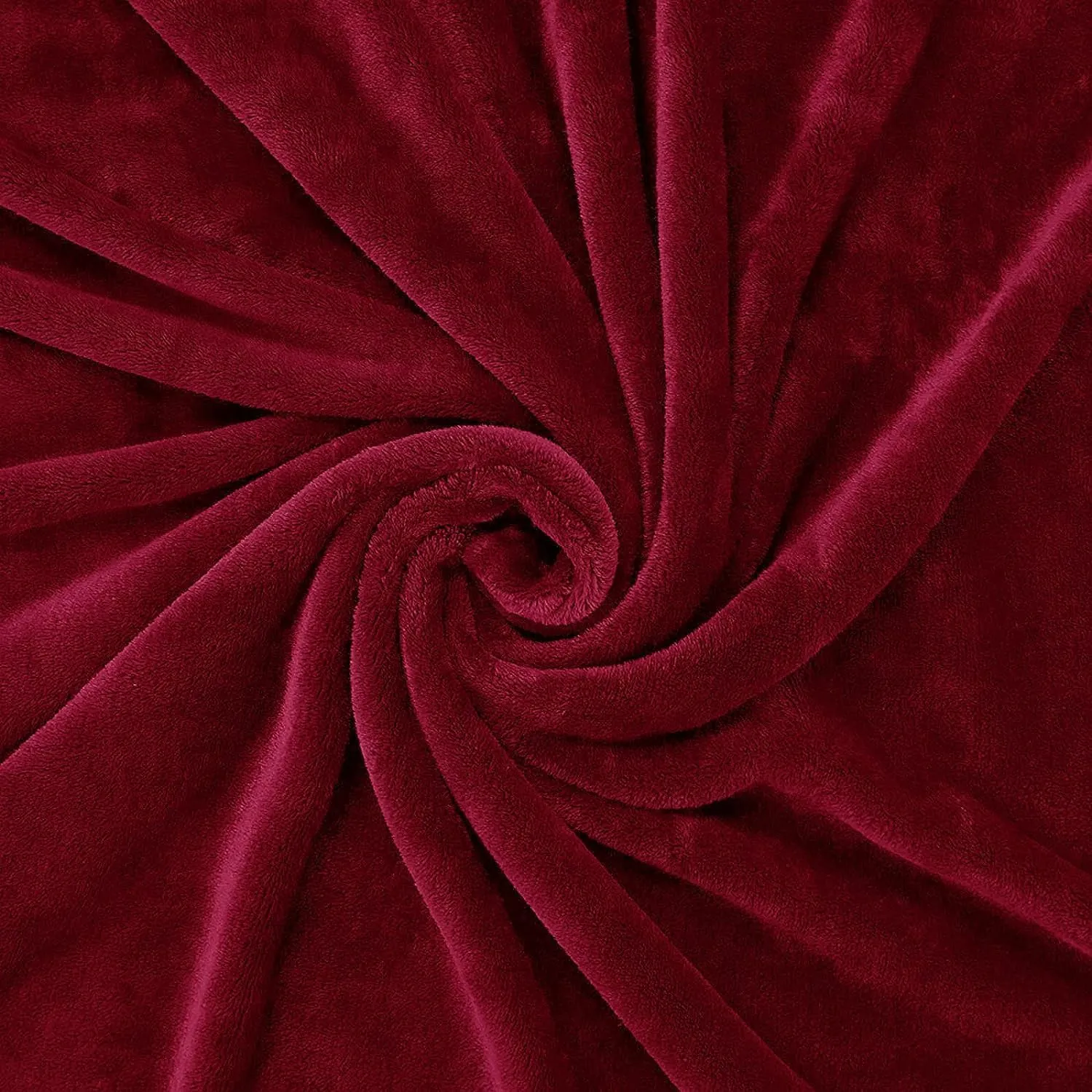 Polar Fleece Throw Blanket for Couch, Twin Bed, Chair, Kids, Adults, Pets 50x60 Soft Cozy Reversible Throw Blanket (Brick Red)