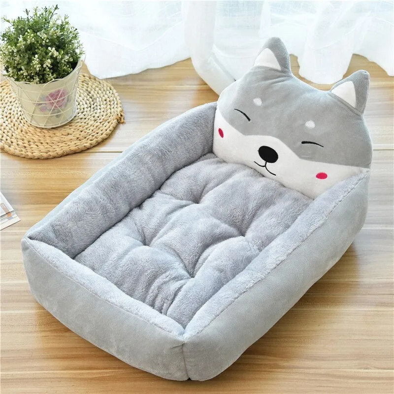 Rectangle Dog Bed Sleeping Bag Kennel Cat Puppy Sofa Bed Pet House Winter Warm Nest Soft Beds Portable for Pets Cats Basket