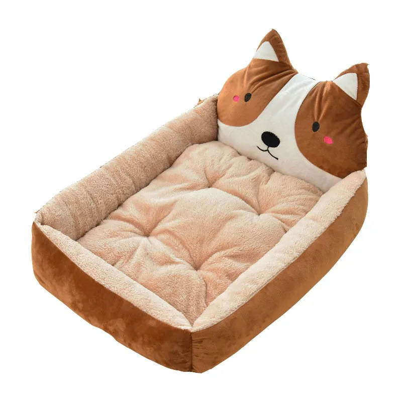 Rectangle Dog Bed Sleeping Bag Kennel Cat Puppy Sofa Bed Pet House Winter Warm Nest Soft Beds Portable for Pets Cats Basket