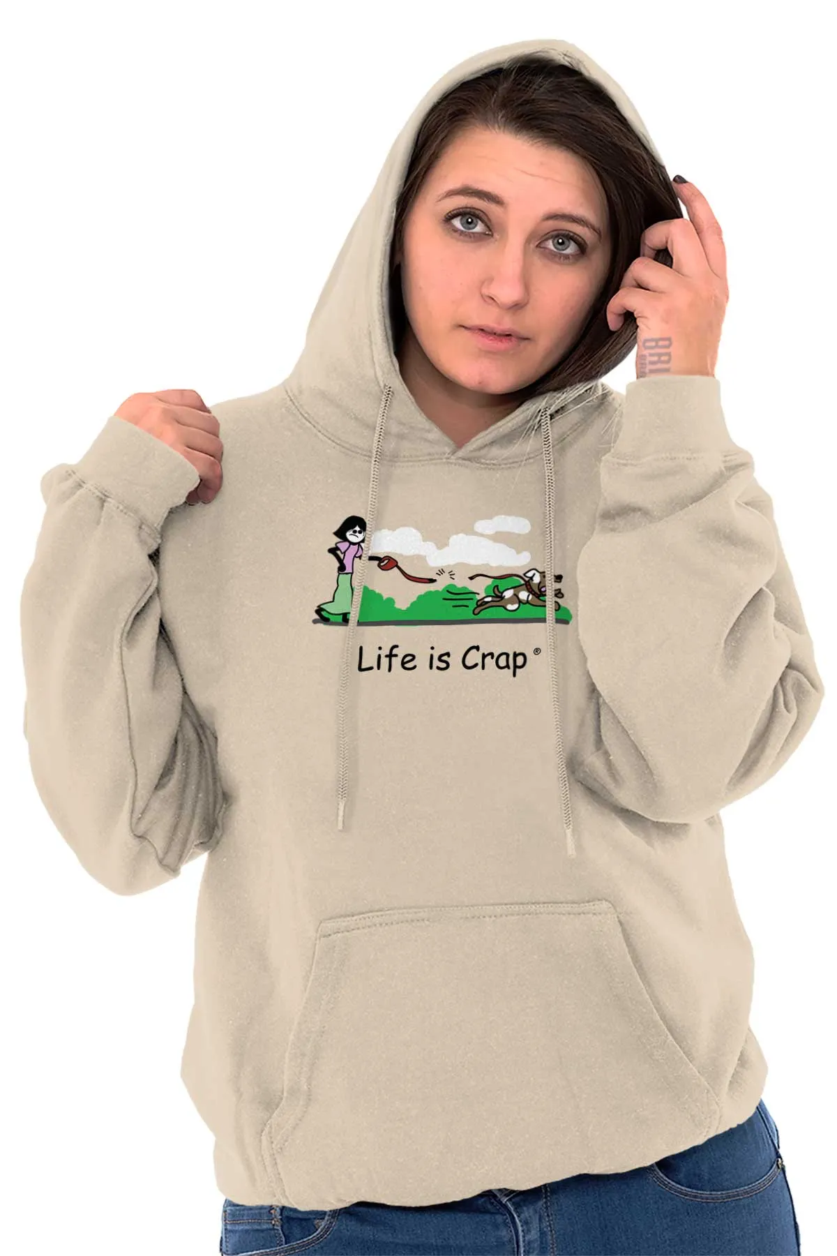 Run Away Dog Hoodie