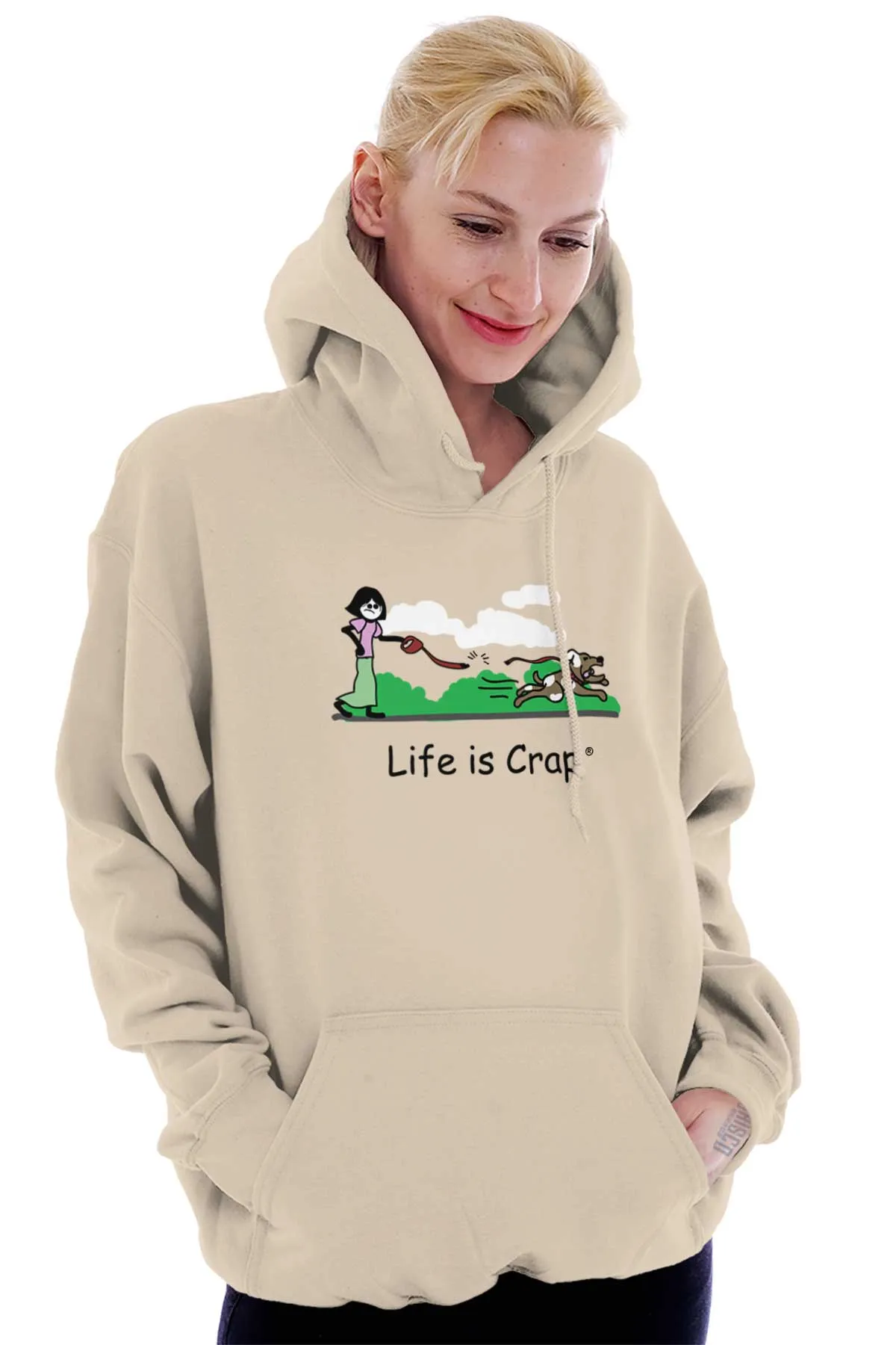 Run Away Dog Hoodie