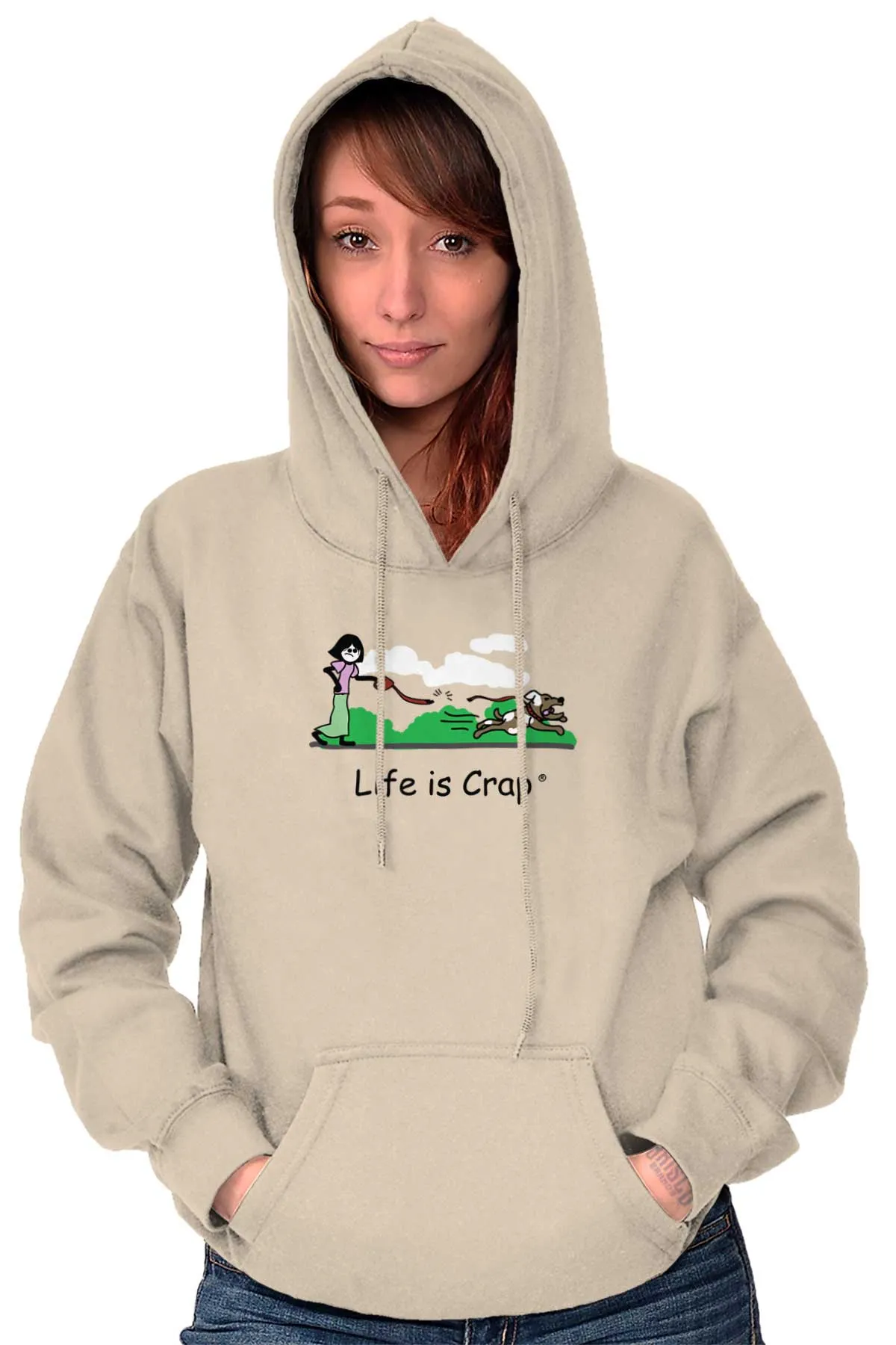 Run Away Dog Hoodie