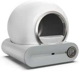 Self Cleaning Automatic Cat Litter Box, 65L, APP Control, 2.2LB-17.63LB Cat Weight