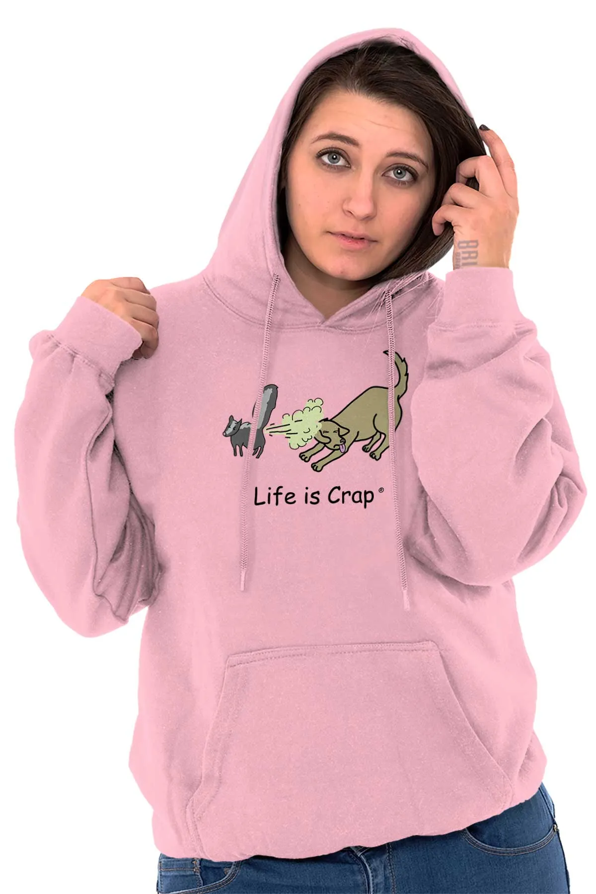 Skunk Spray Dog Hoodie
