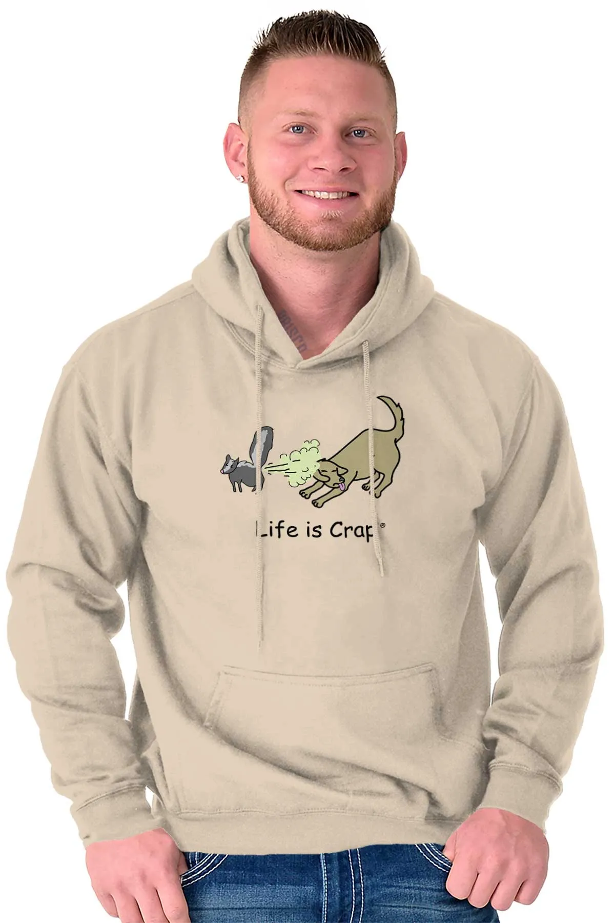 Skunk Spray Dog Hoodie
