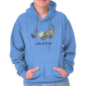 Skunk Spray Dog Hoodie