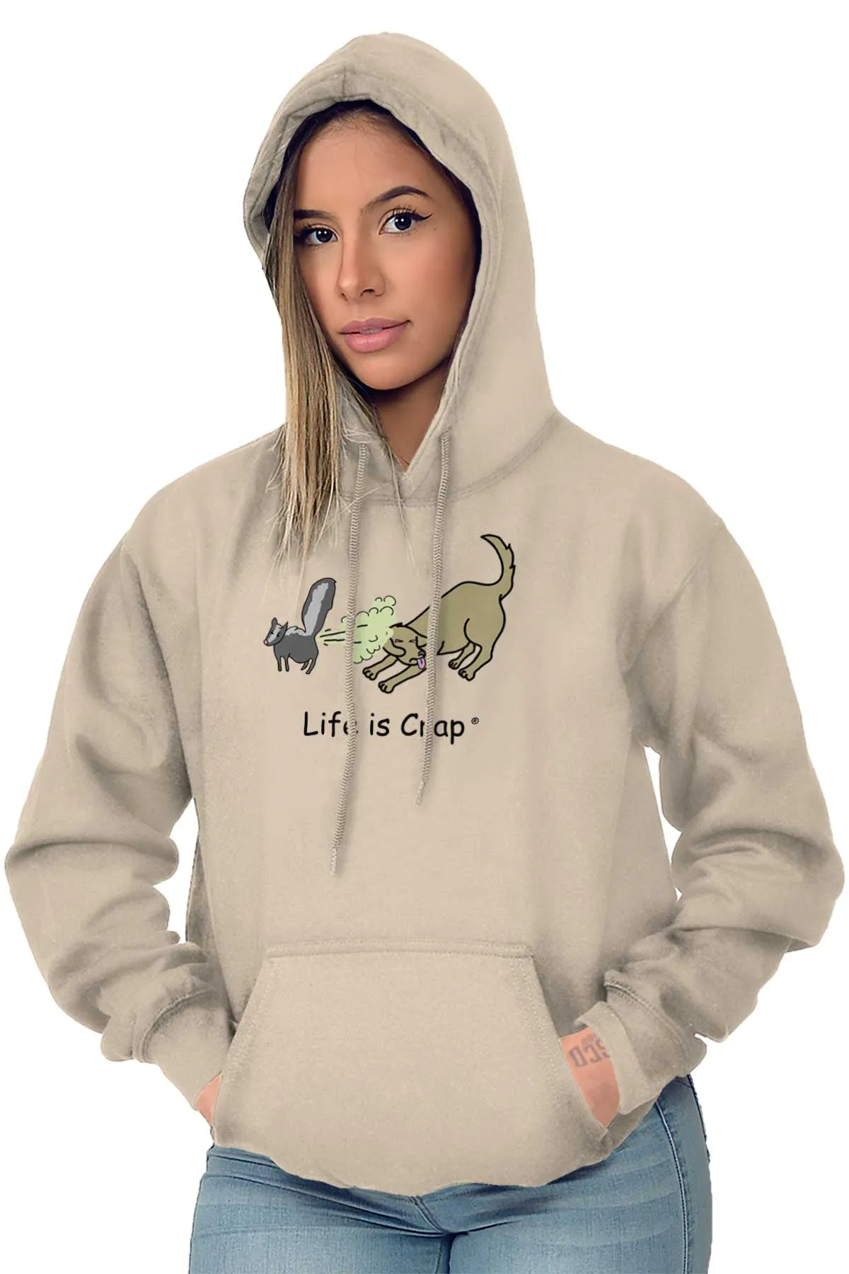 Skunk Spray Dog Hoodie