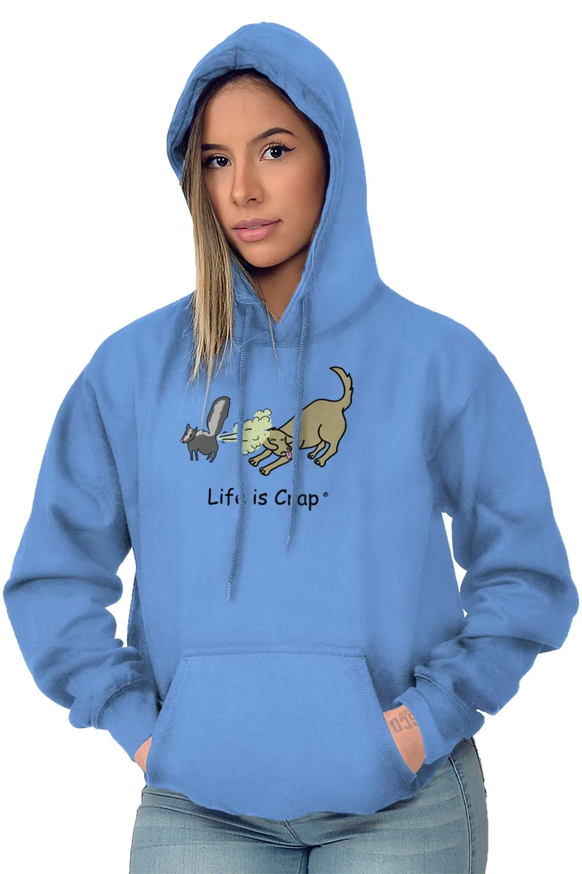 Skunk Spray Dog Hoodie