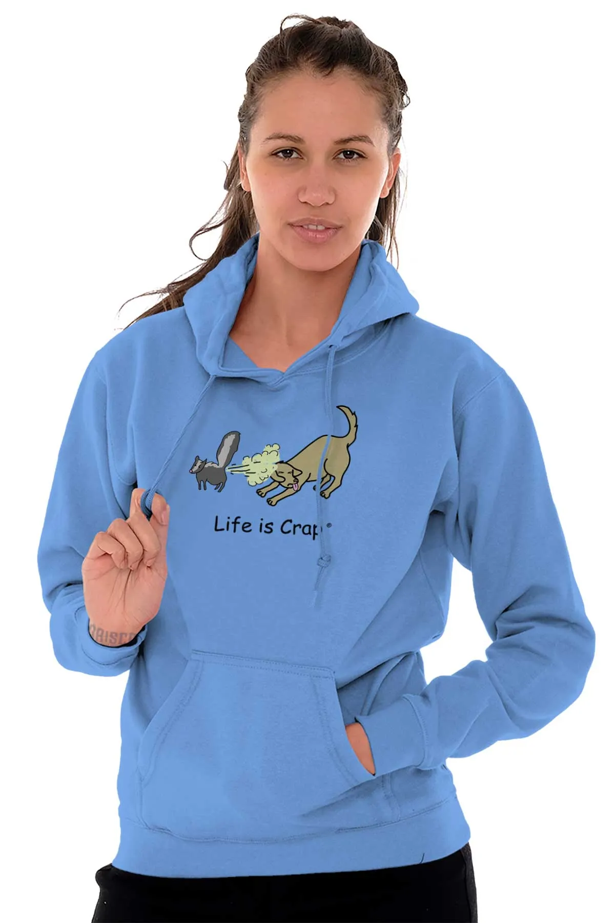 Skunk Spray Dog Hoodie