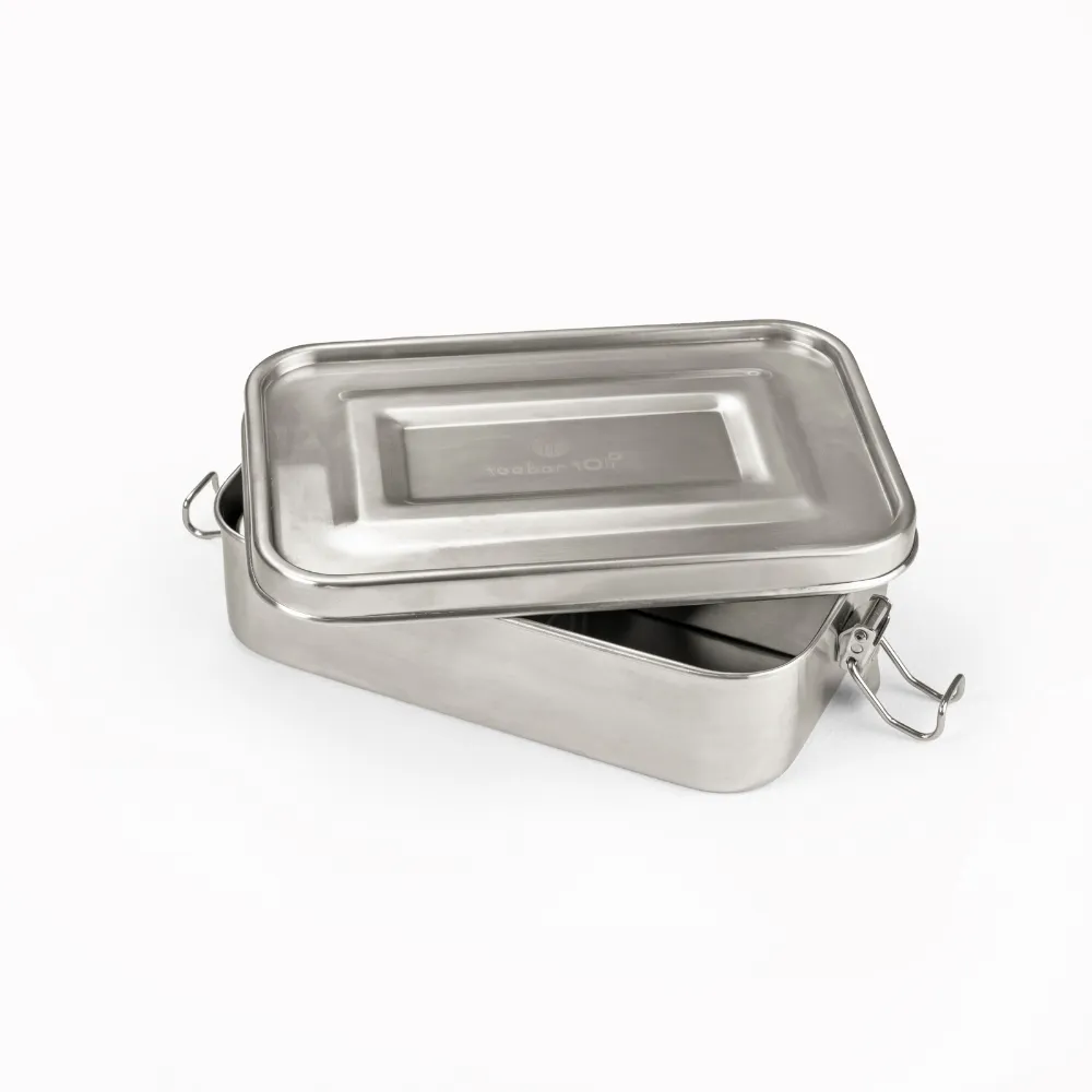 Stainless Steel 5 Section Bento Lunch Box With Dip Container