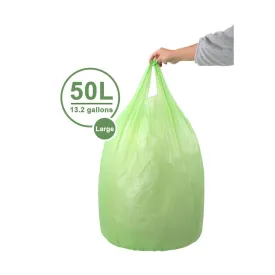 White Magic 50L Biodegradable Bin Liners 10 Pack
