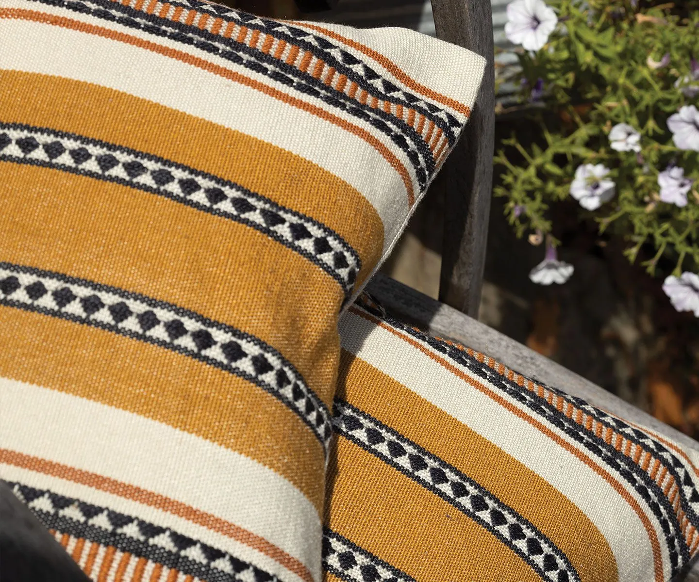 William Yeoward Nariz Ochre Outdoor Cushion