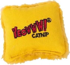 Yeowww! Catnip Pillows Yellow (Single)